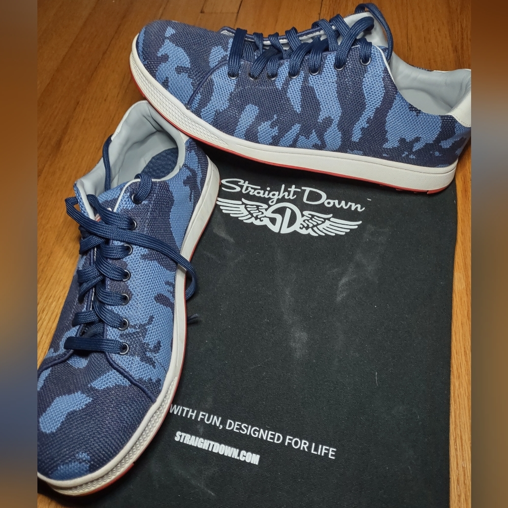 Straight Down Field V2 golf shoe in camo indigo size 12 (will fit size 11.5)